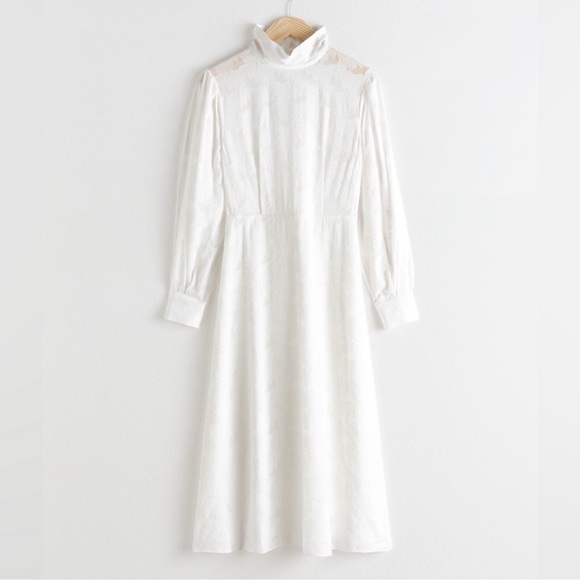 & Other Stories Jacquard Dress - Picture 2 of 7